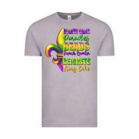 Vintage Zinc mardi gras parades beads Vintage Tee - FaDigitalArtStudio