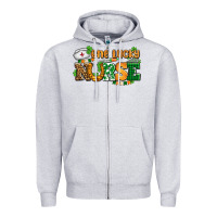 Heather Grey one lucky nurse Zipper Hoodie - AdoDesignShop