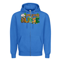 True Royal one lucky nurse Zipper Hoodie - AdoDesignShop
