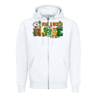 White one lucky nurse Zipper Hoodie - AdoDesignShop