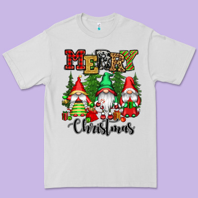 Merry Christmas Gnomes Premium Tee Designed By Cowgirlartshop
