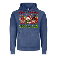 Vintage Denim Chillin' With My Gnomies Vintage Hoodie - FaDigitalArtStudio