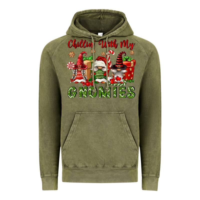 Chillin' With My Gnomies Vintage Hoodie by FaDigitalArtStudio | Teevron