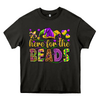 Asphalt Here for the beads Heavy Core Tee - HowdyJamesFarm