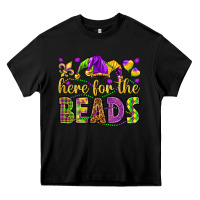 Black Here for the beads Heavy Core Tee - HowdyJamesFarm