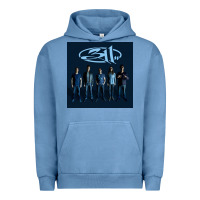 Pigment Pebble Blue 311 (2) Urban Hoodie - linhVisuals