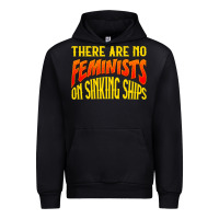 Black anti feminist there are no feminists Urban Hoodie - linhVisuals