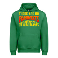 Emerald anti feminist there are no feminists Urban Hoodie - linhVisuals