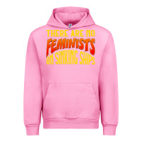 Fuchsia Pink anti feminist there are no feminists Urban Hoodie - linhVisuals
