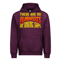 Mauve Wine anti feminist there are no feminists Urban Hoodie - linhVisuals