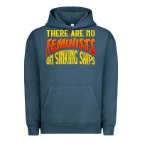Pigment Midnight Navy anti feminist there are no feminists Urban Hoodie - linhVisuals