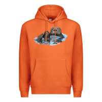 Carrot california sea otter Premium Hoodie - LillyAllenDesigns