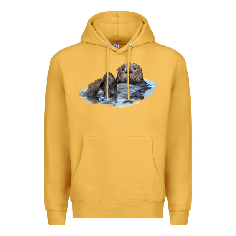 California Sea Otter Premium Hoodie by LillyAllenDesigns | Teevron