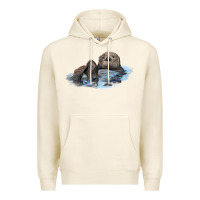 Tofu california sea otter Premium Hoodie - LillyAllenDesigns