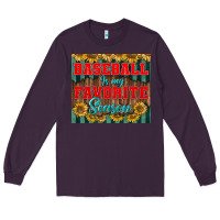 Plum baseball is my favorite season tumbler Long Sleeve Tee - BundleAndBundleShop