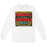 White baseball is my favorite season tumbler Long Sleeve Tee - BundleAndBundleShop