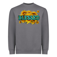 Storm glitter blessed with sunflowers Heavyweight Sweatshirt - AdoDesignShop