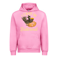 Fuchsia Pink i came in like a butterball funny Urban Hoodie - linhVisuals
