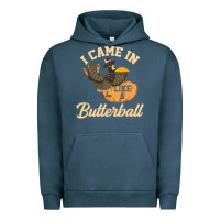 Pigment Midnight Navy i came in like a butterball funny Urban Hoodie - linhVisuals