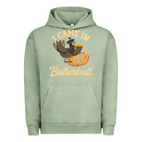 Pigment Oil Green i came in like a butterball funny Urban Hoodie - linhVisuals