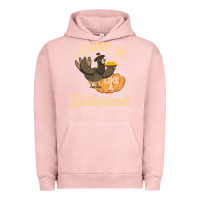 Pigment Salmon i came in like a butterball funny Urban Hoodie - linhVisuals
