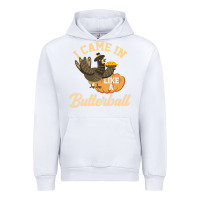 White i came in like a butterball funny Urban Hoodie - linhVisuals