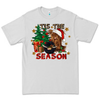 Dove Grey tis the season Premium Tee - CowGirlArtShop