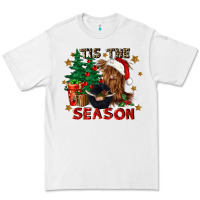 White tis the season Premium Tee - CowGirlArtShop