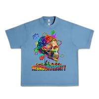 Pebble Blue Embrace neurodiversity Urban Heavy Tee - FaDigitalArtStudio