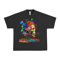Pigment Black Embrace neurodiversity Urban Heavy Tee - FaDigitalArtStudio