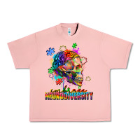 Salmon Embrace neurodiversity Urban Heavy Tee - FaDigitalArtStudio