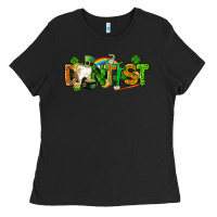 Black St. Patrick's Day Dentist Ladies Tee - CowGirlArtShop
