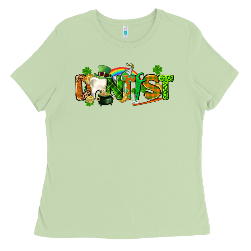 St. Patrick's Day Dentist Ladies Tee by CowGirlArtShop | Teevron