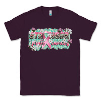 Plum stronger than cancer cancer awareness Classic Tee - CowGirlArtShop