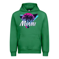 Emerald miami beach souvenir vintage 80s Urban Hoodie - linhVisuals