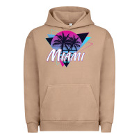 Pigment Burro miami beach souvenir vintage 80s Urban Hoodie - linhVisuals