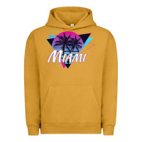 Pigment Peanut Butter miami beach souvenir vintage 80s Urban Hoodie - linhVisuals