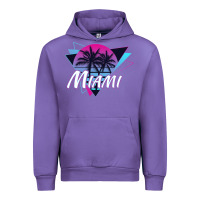 Tulip miami beach souvenir vintage 80s Urban Hoodie - linhVisuals