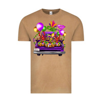 Vintage Camel mardi gras farm truck back view Vintage Tee - FaDigitalArtStudio