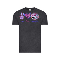 Vintage Black Peace Love Hairstylist Vintage Tee - Jasminsmagicworld