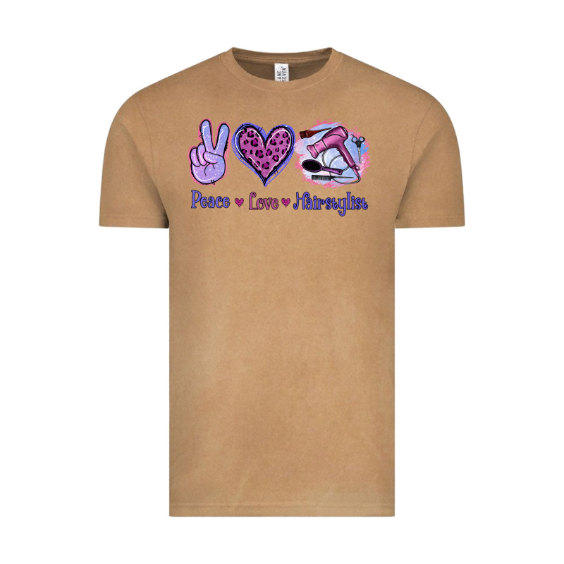 Peace Love Hairstylist Vintage Tee by Jasminsmagicworld | Teevron
