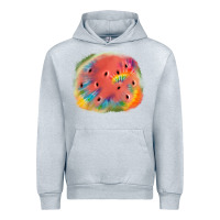 Heather Grey tie die watermelon Urban Hoodie - JahusDesignShop