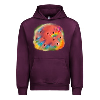 Mauve Wine tie die watermelon Urban Hoodie - JahusDesignShop