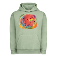 Pigment Oil Green tie die watermelon Urban Hoodie - JahusDesignShop