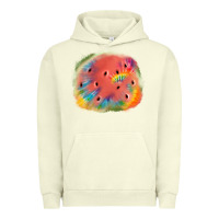 Pigment Pistachio tie die watermelon Urban Hoodie - JahusDesignShop