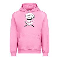 Fuchsia Pink chef skull and crossbones knives halloween Urban Hoodie - linhVisuals