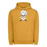 Pigment Peanut Butter chef skull and crossbones knives halloween Urban Hoodie - linhVisuals