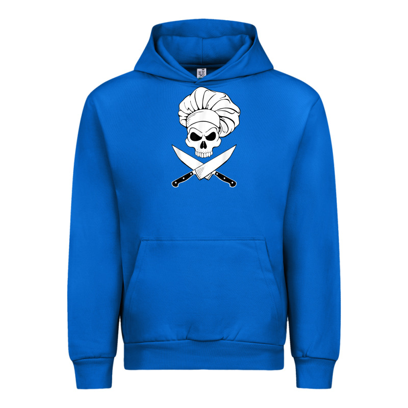 Chef Skull And Crossbones Knives Halloween Urban Hoodie by linhVisuals | Teevron