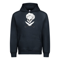 Navy chef skull and crossbones knives halloween Urban Hoodie - linhVisuals