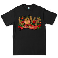 Black love christmas reindeer Premium Tee - CowGirlArtShop